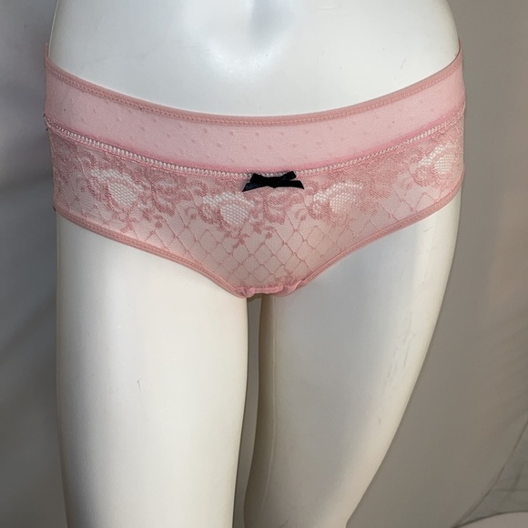 Victoria’s Secret Sexy Little Things pink mesh and lace panty - Picture 1 of 9